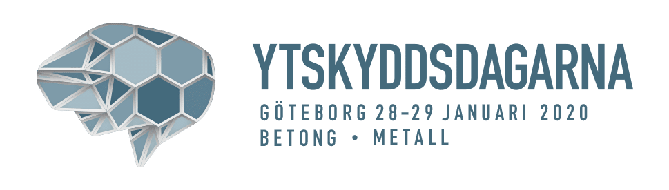Ytskyddsdagarna. Göteborg 28-29 Januari 2020. Betong, metall.
