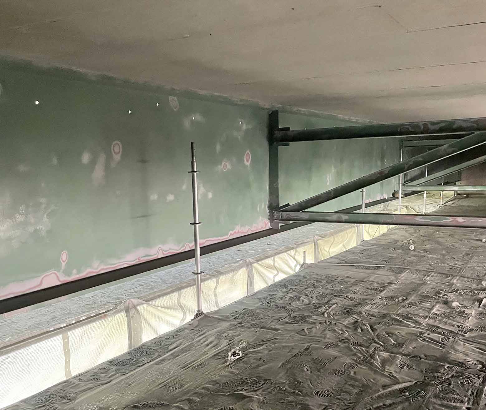 Korrosionsrisk på Häveröbron krävde blästring och målning