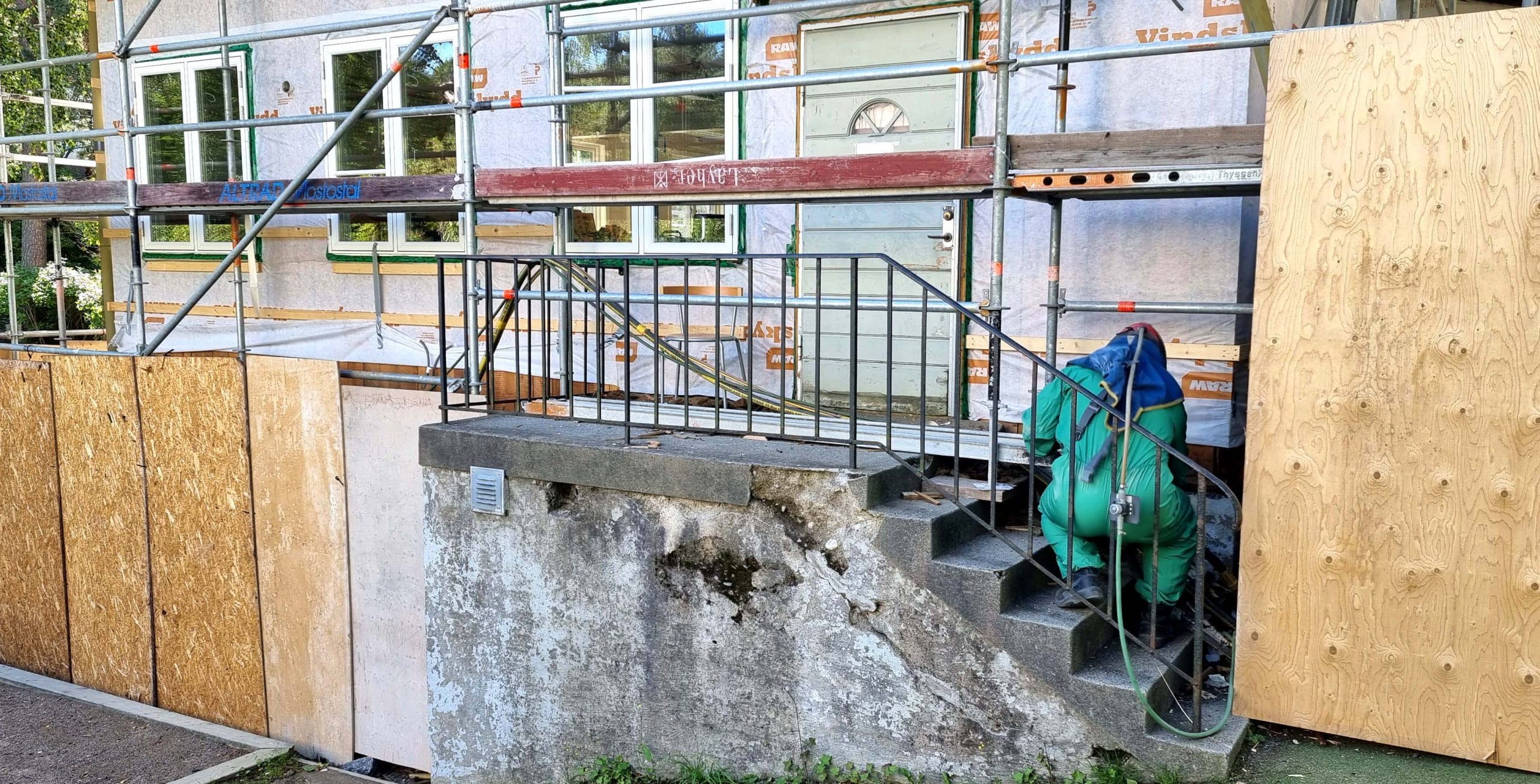 Arbetsmiljön förbättrad – Mögelsanering via blästring