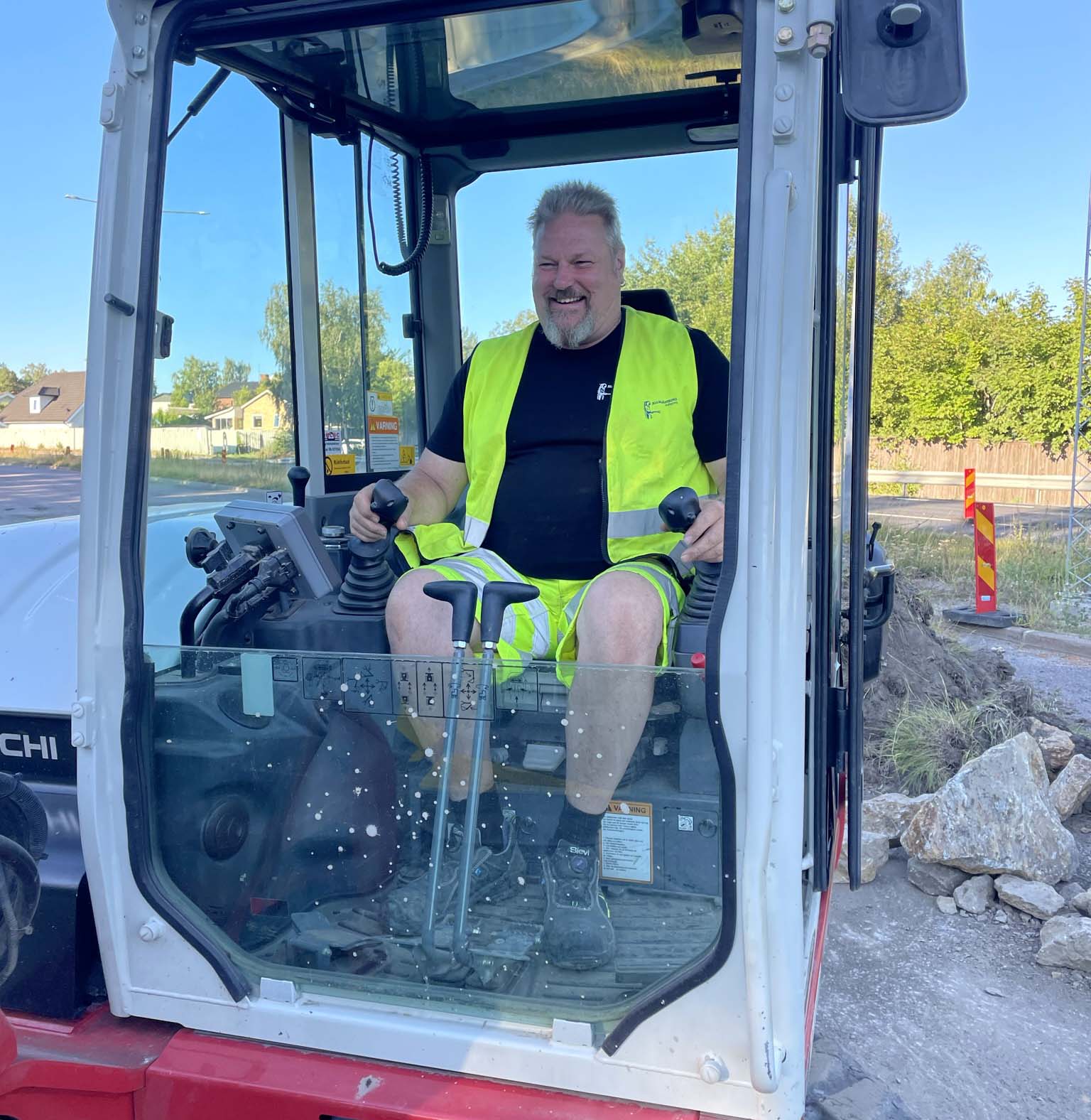 Grävmaskinist och anläggare Ulf Svensson