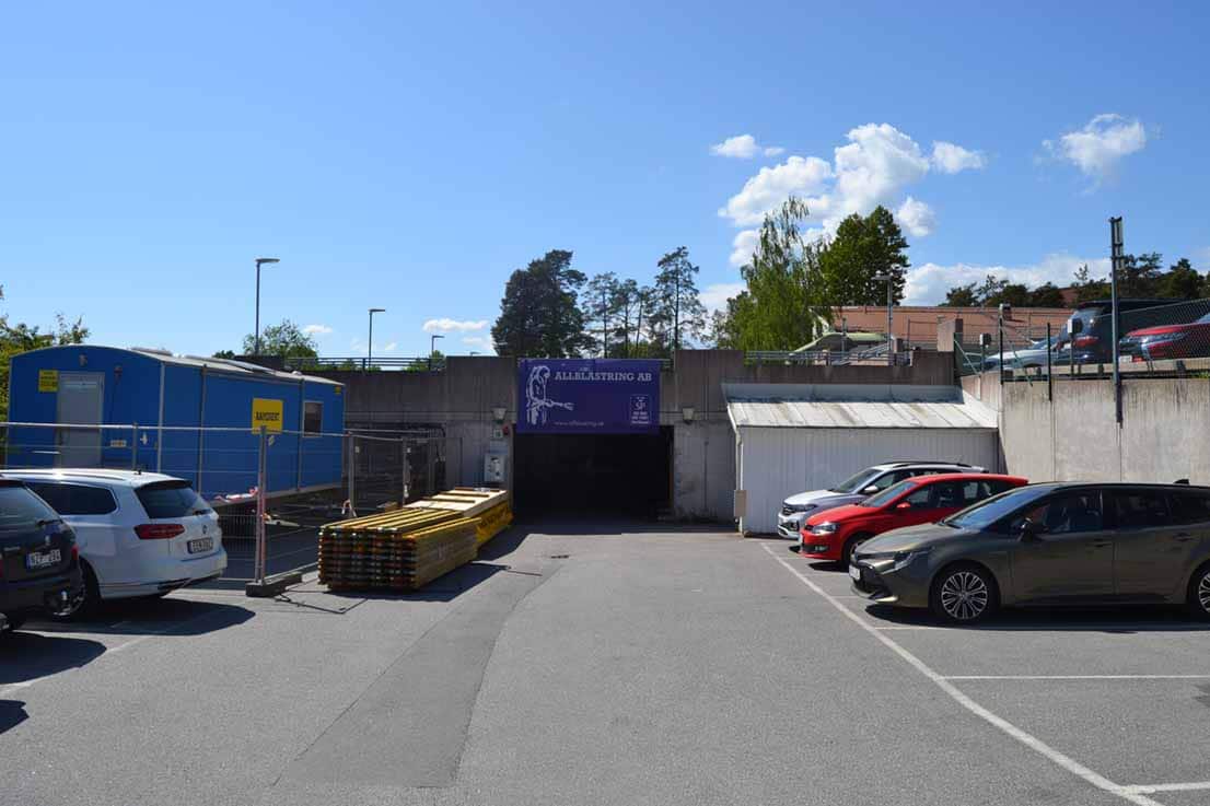 Affärsområdet Anläggning etablerar i garage