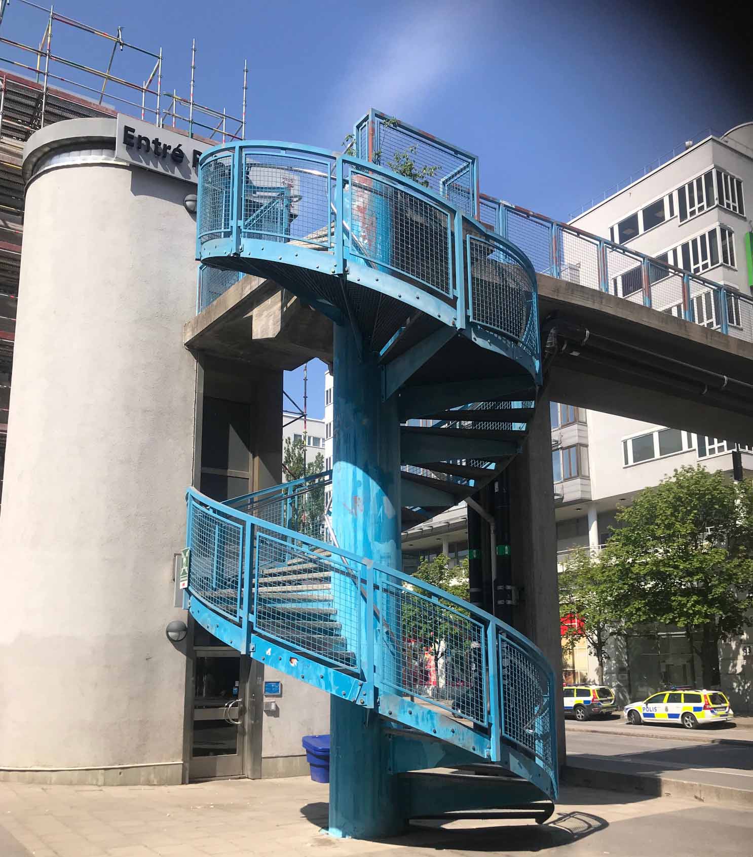 Allblästrings renovering av Arenabron