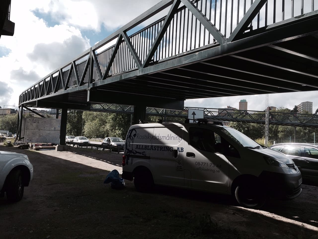 Karlberg, partiell underhållsmålning av gång- och cykelbro