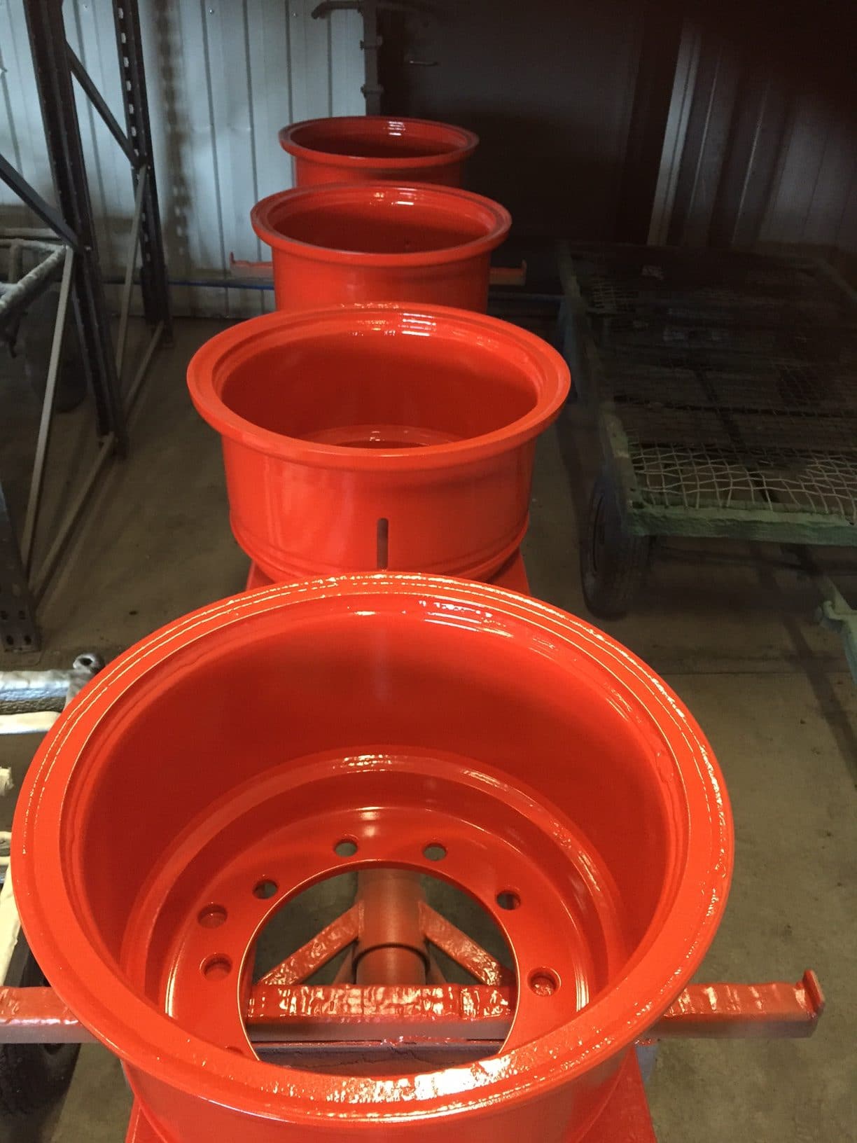 lackering fälgar allblästring