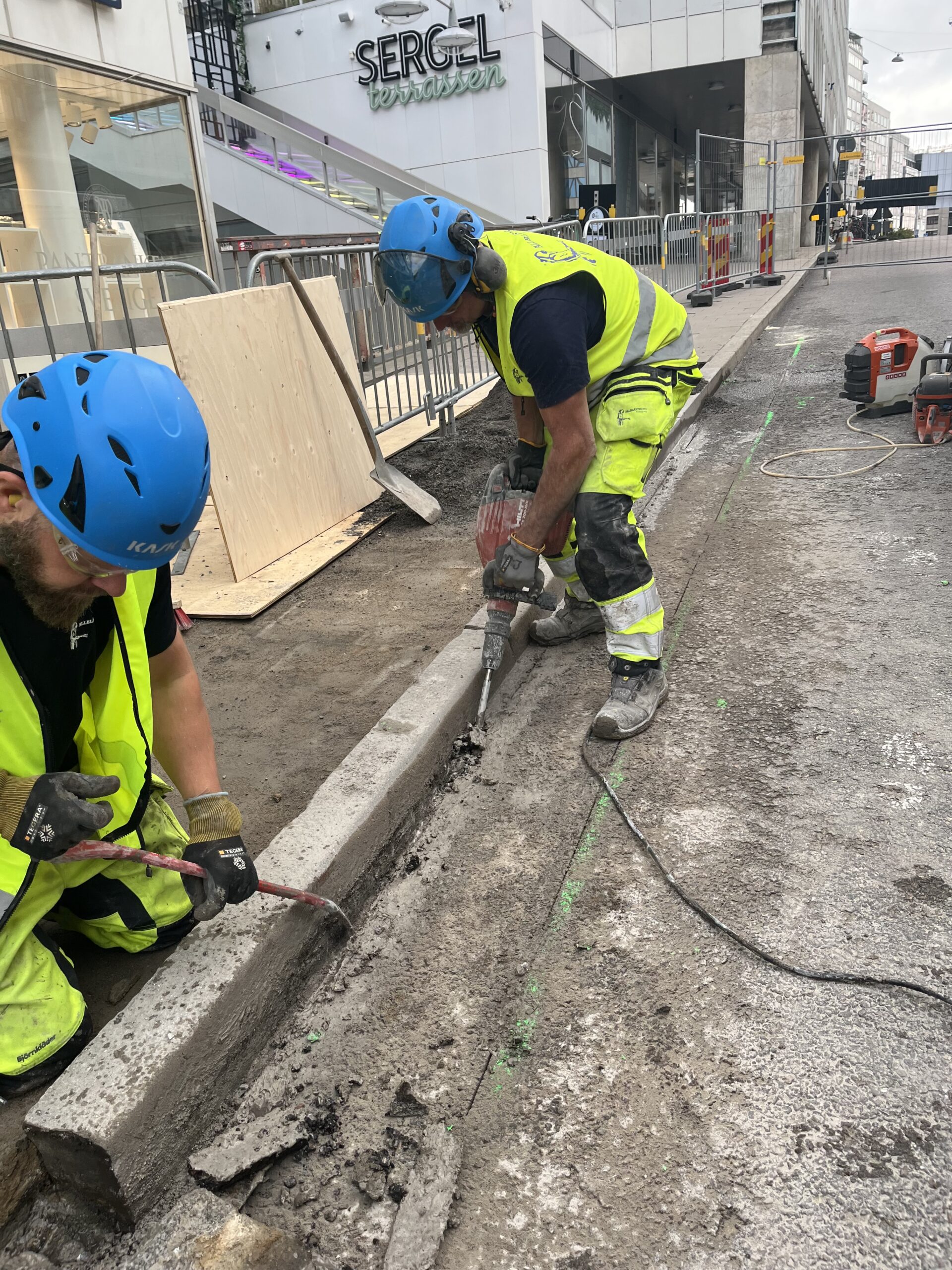 Renovering av bron vid Mäster Samuelsgatan